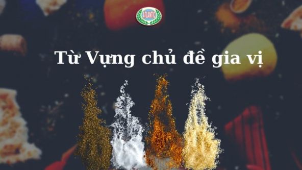 TỪ VỰNG TIẾNG HÀN VỀ CÁC LOẠI GIA VỊ